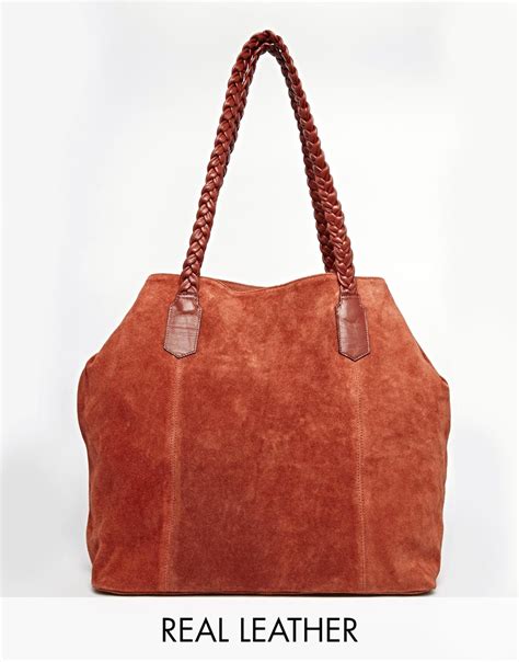 dark brown suede bag|asos brown suede bag.